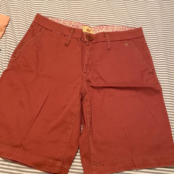 Levi's | Shorts | Levis Womens Rust Colored Shorts Like New | Poshmark